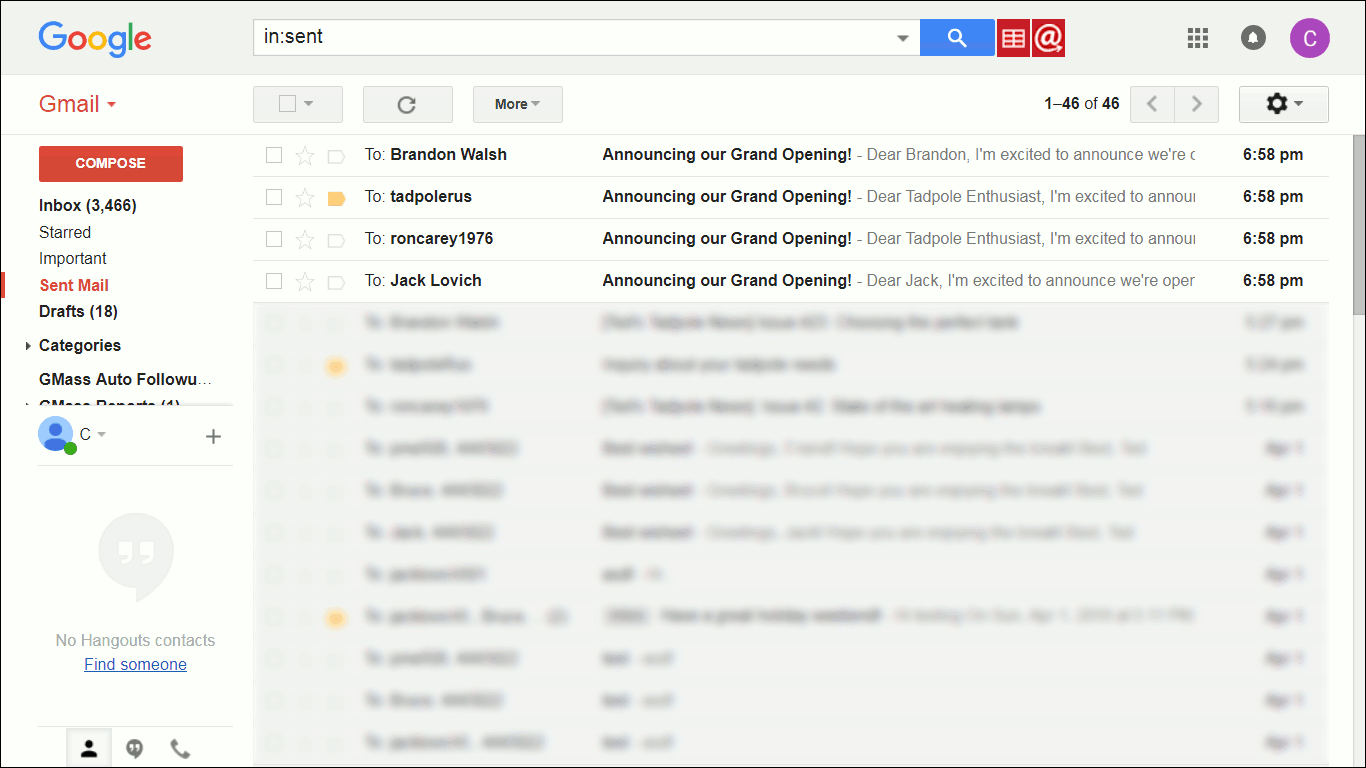 resend welcome email for gmail account