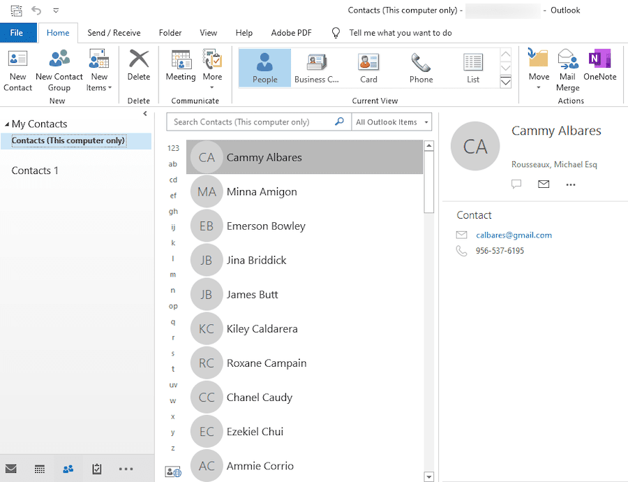 merge duplicate contacts in outlook 2016 mac